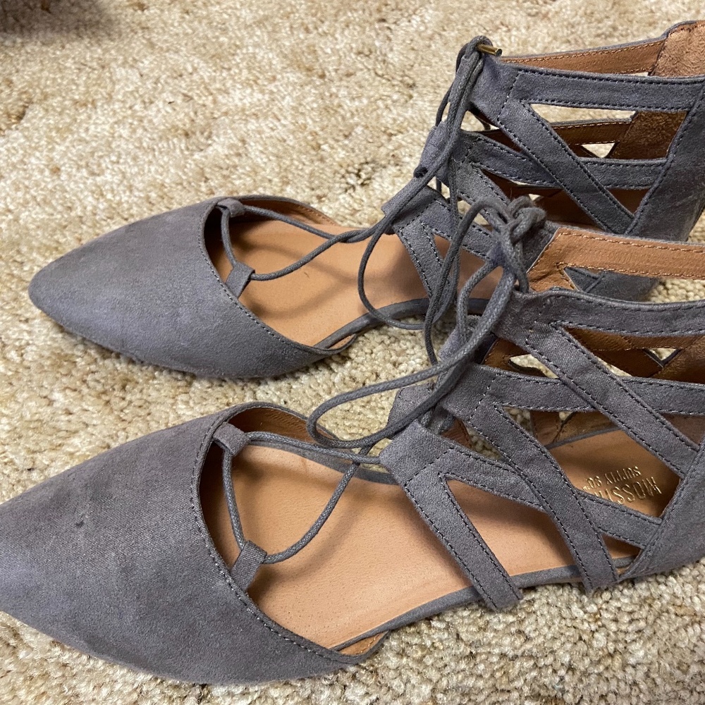 Lace Up Mossimo Flats
